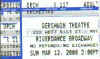 Riverdance -- The Broadway Show Ticketstub (click for larger image)